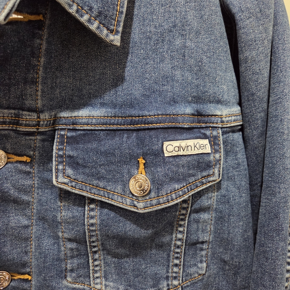 Calvin Klein Blue Jean Jacket - Picture 3 of 4